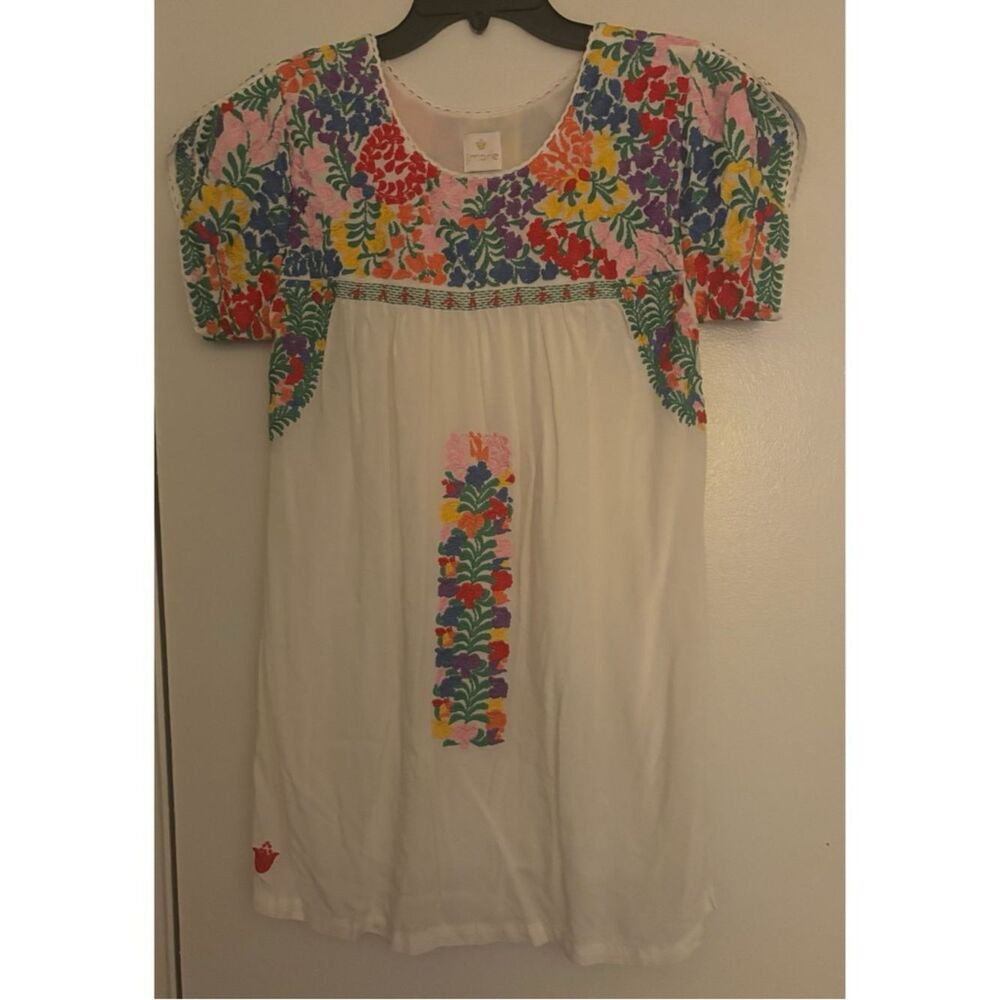 J. Marie Embroidered Mini Dress Size S - Picture 3 of 6